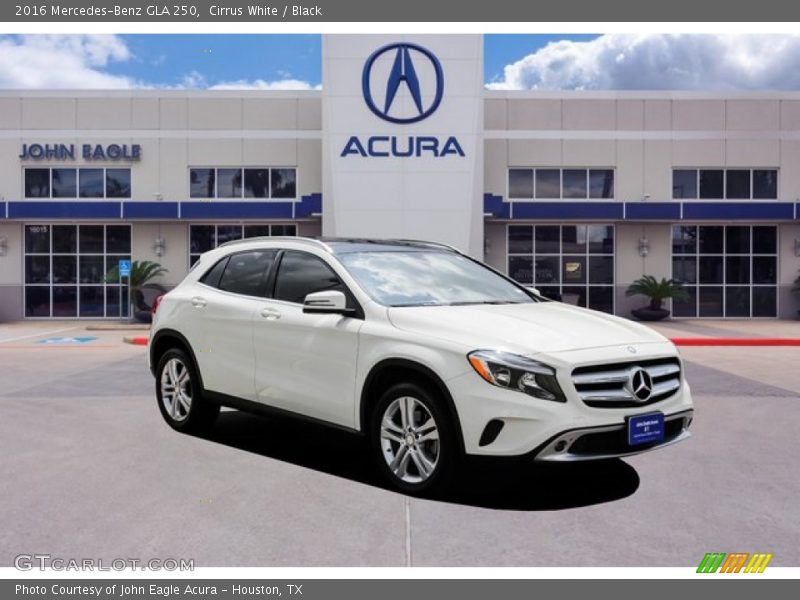 Cirrus White / Black 2016 Mercedes-Benz GLA 250
