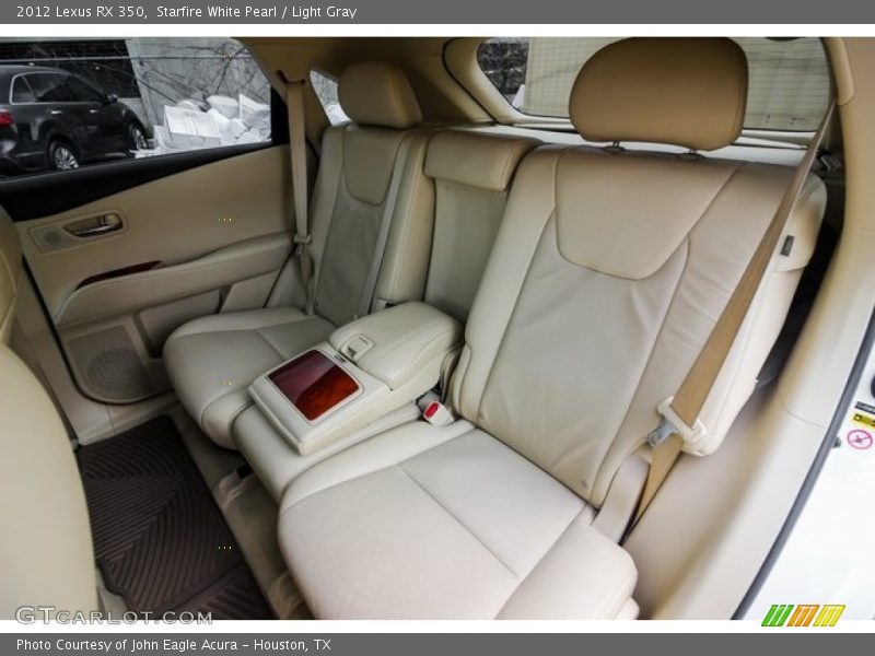 Starfire White Pearl / Light Gray 2012 Lexus RX 350