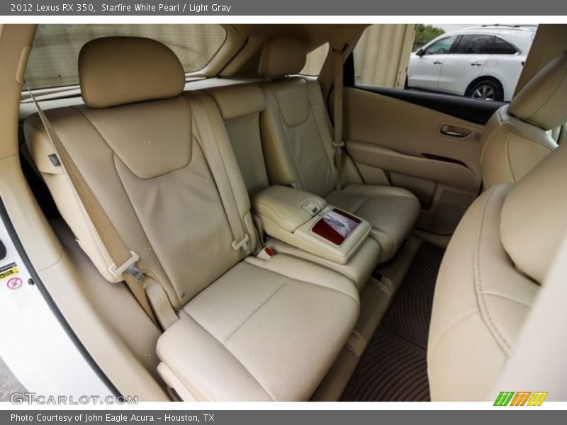 Starfire White Pearl / Light Gray 2012 Lexus RX 350