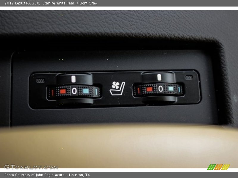 Starfire White Pearl / Light Gray 2012 Lexus RX 350