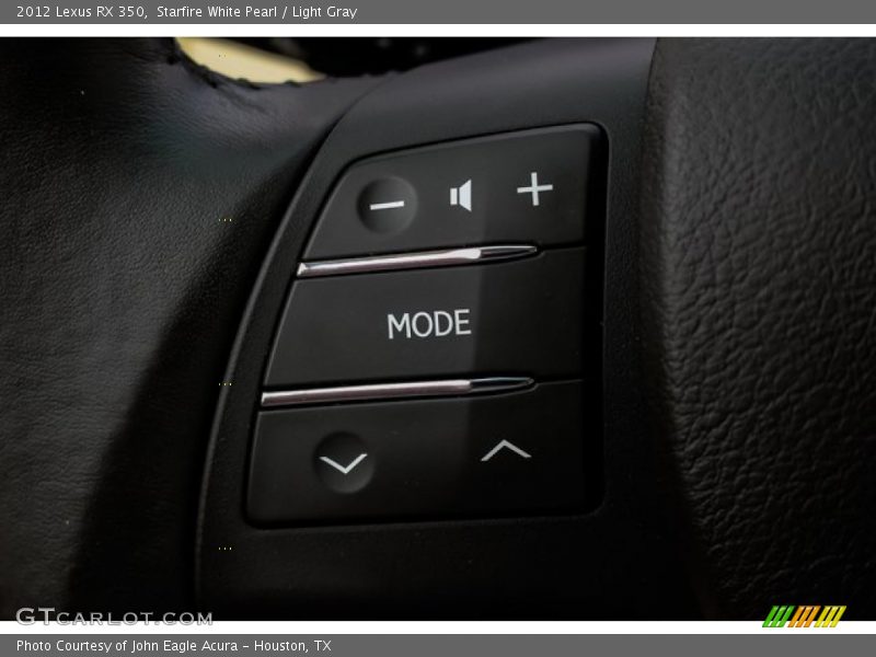 Starfire White Pearl / Light Gray 2012 Lexus RX 350