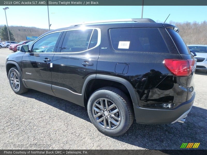 Ebony Twilight Metallic / Jet Black 2019 GMC Acadia SLT AWD