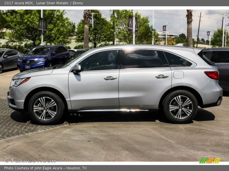 Lunar Silver Metallic / Ebony 2017 Acura MDX
