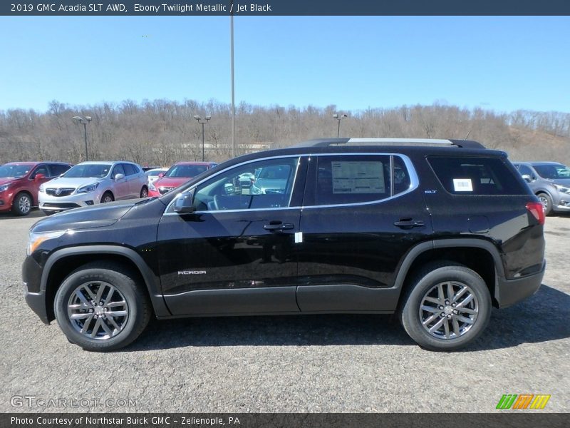 Ebony Twilight Metallic / Jet Black 2019 GMC Acadia SLT AWD