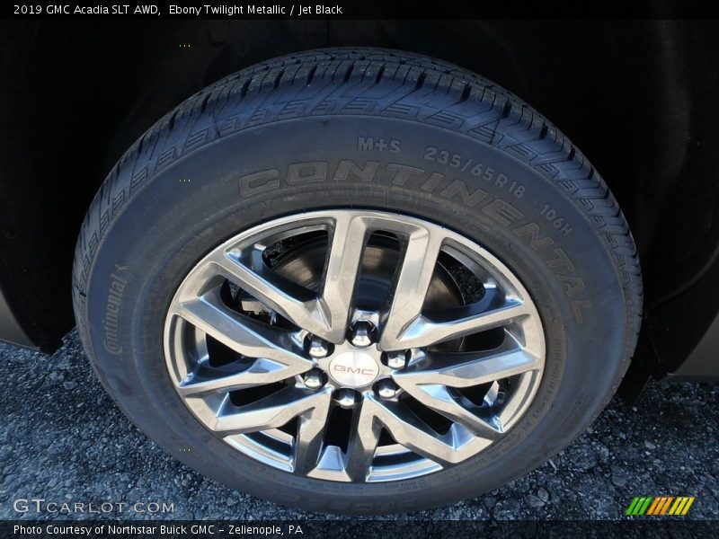 Ebony Twilight Metallic / Jet Black 2019 GMC Acadia SLT AWD