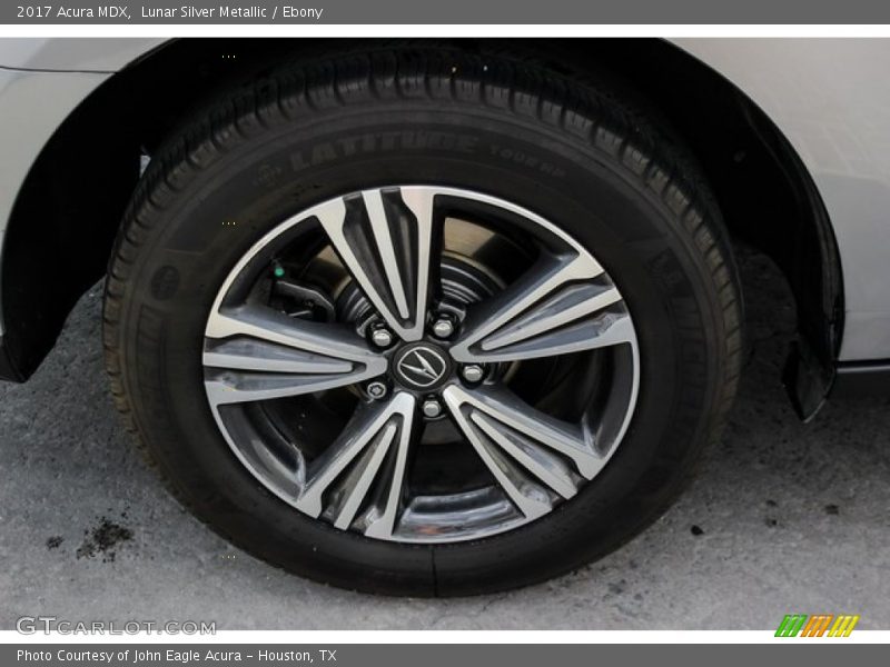 Lunar Silver Metallic / Ebony 2017 Acura MDX