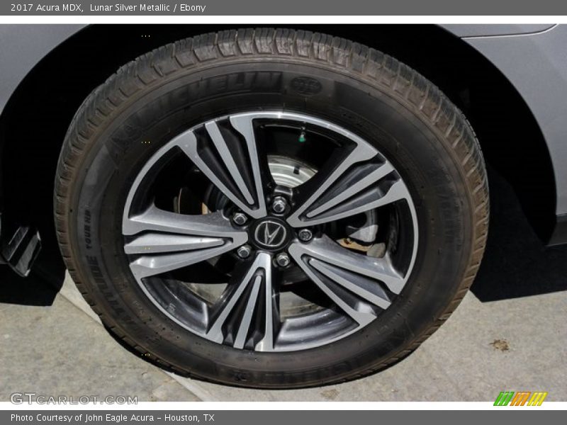 Lunar Silver Metallic / Ebony 2017 Acura MDX