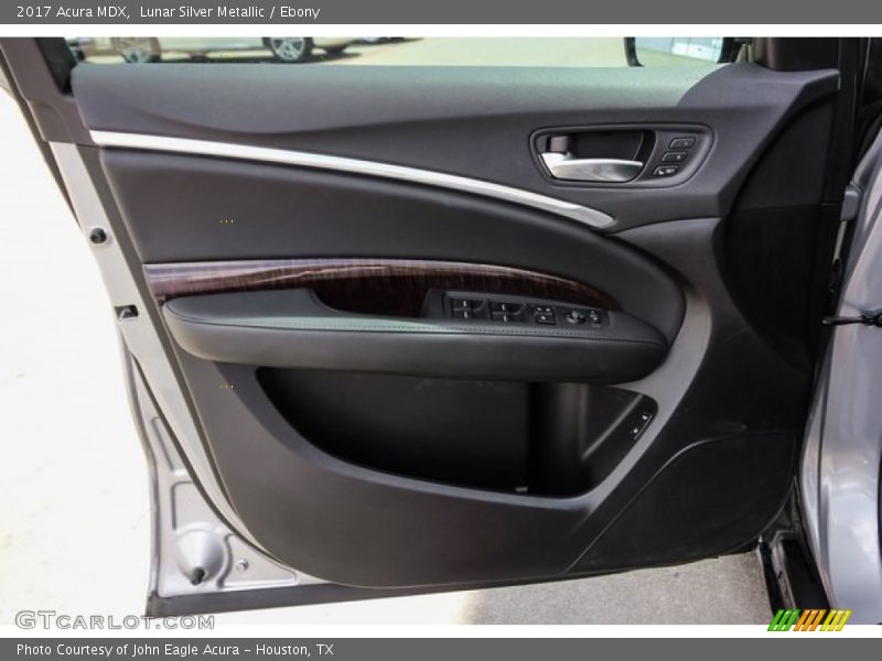 Lunar Silver Metallic / Ebony 2017 Acura MDX
