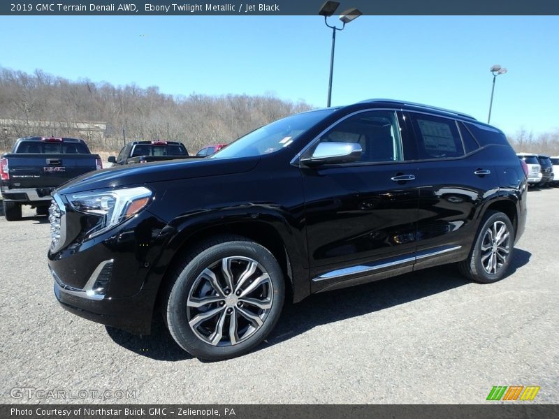 Ebony Twilight Metallic / Jet Black 2019 GMC Terrain Denali AWD