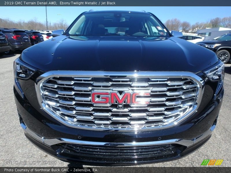 Ebony Twilight Metallic / Jet Black 2019 GMC Terrain Denali AWD