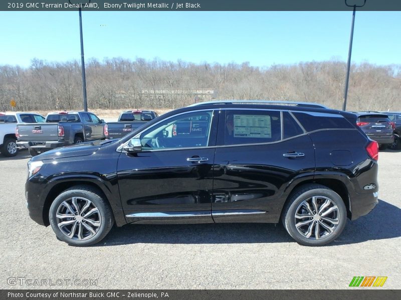 Ebony Twilight Metallic / Jet Black 2019 GMC Terrain Denali AWD