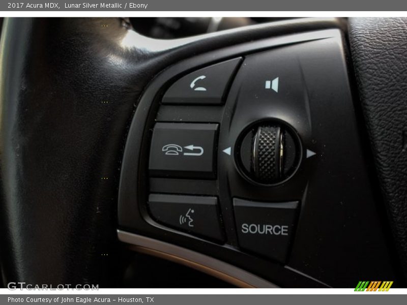 Lunar Silver Metallic / Ebony 2017 Acura MDX