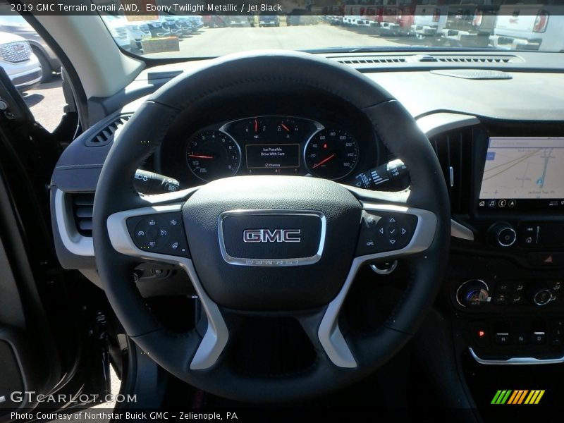 Ebony Twilight Metallic / Jet Black 2019 GMC Terrain Denali AWD
