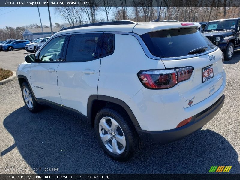 White / Black 2019 Jeep Compass Latitude 4x4