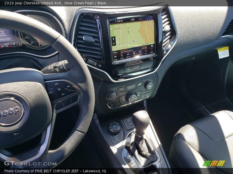 Olive Green Pearl / Black 2019 Jeep Cherokee Limited 4x4