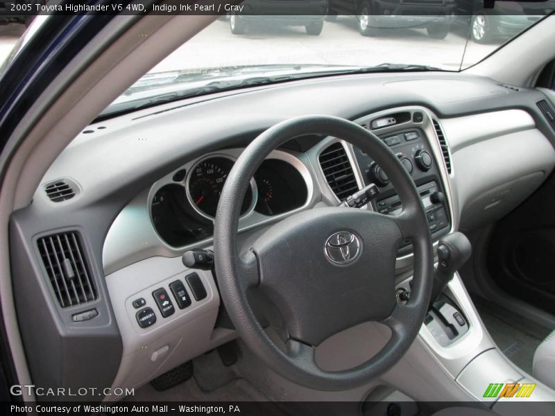 Indigo Ink Pearl / Gray 2005 Toyota Highlander V6 4WD