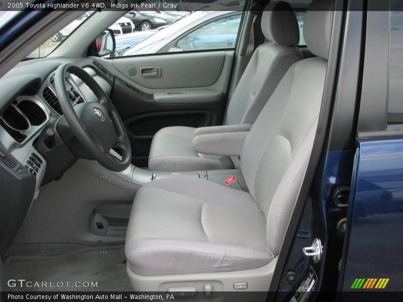 Indigo Ink Pearl / Gray 2005 Toyota Highlander V6 4WD