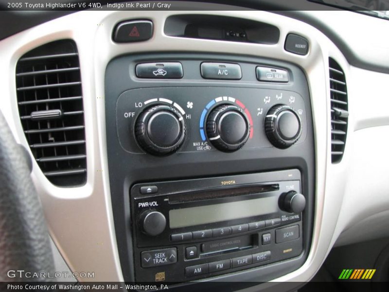 Indigo Ink Pearl / Gray 2005 Toyota Highlander V6 4WD