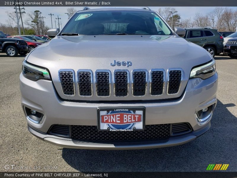 Billet Silver Metallic / Black 2019 Jeep Cherokee Limited 4x4