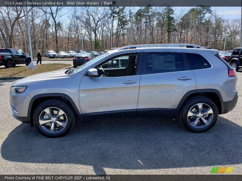 Billet Silver Metallic / Black 2019 Jeep Cherokee Limited 4x4