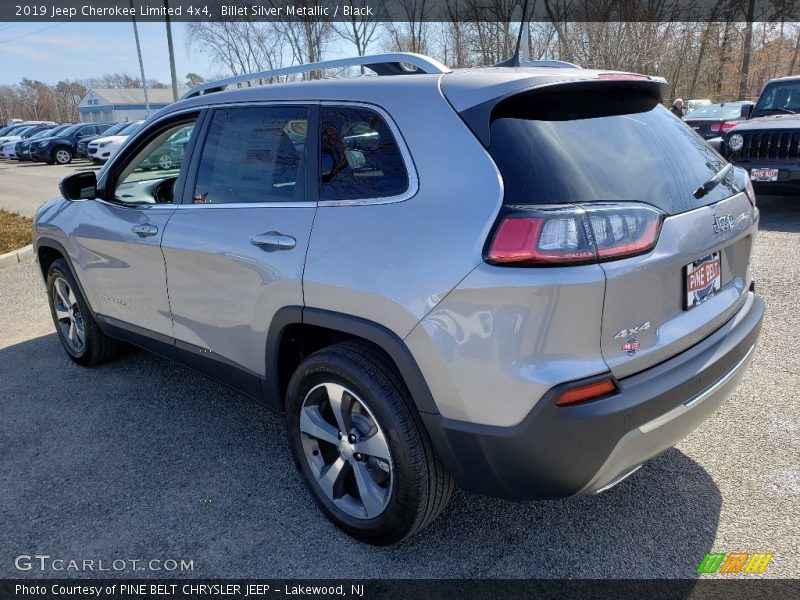 Billet Silver Metallic / Black 2019 Jeep Cherokee Limited 4x4