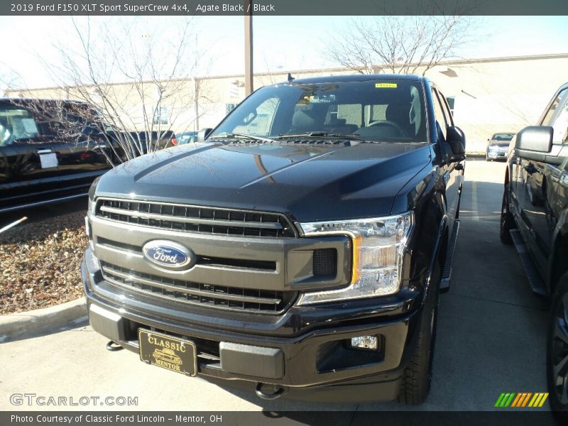 Agate Black / Black 2019 Ford F150 XLT Sport SuperCrew 4x4