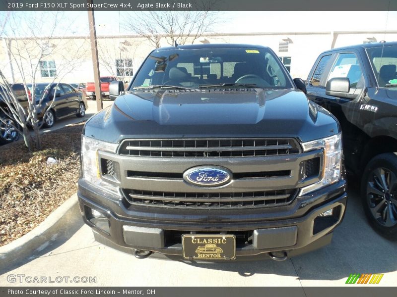 Agate Black / Black 2019 Ford F150 XLT Sport SuperCrew 4x4