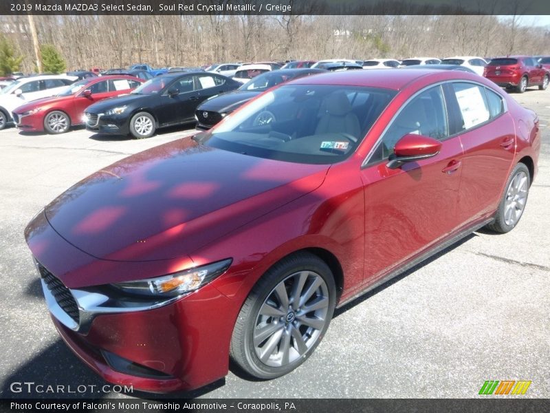  2019 MAZDA3 Select Sedan Soul Red Crystal Metallic