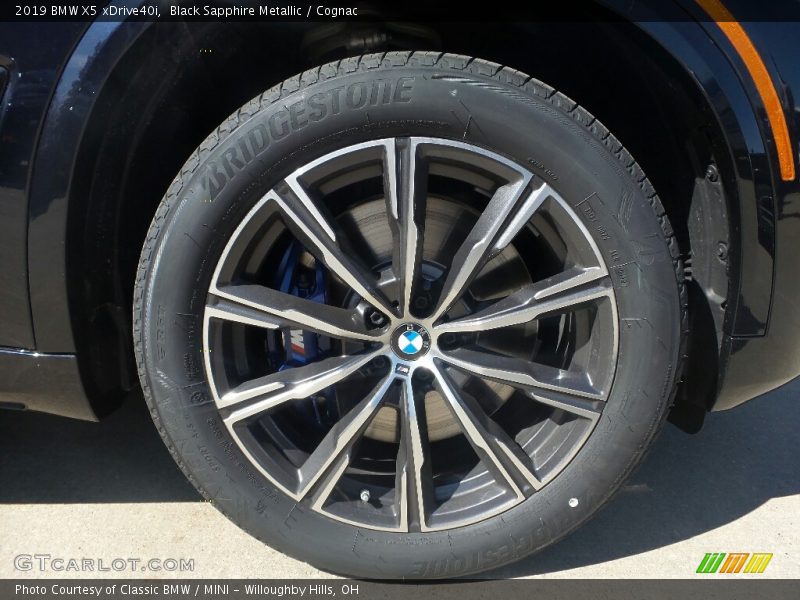 Black Sapphire Metallic / Cognac 2019 BMW X5 xDrive40i