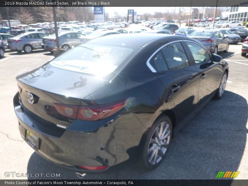 Jet Black Mica / Black 2019 Mazda MAZDA3 Select Sedan