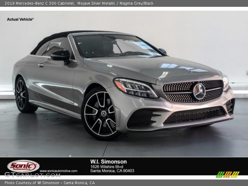 Mojave Silver Metallic / Magma Grey/Black 2019 Mercedes-Benz C 300 Cabriolet