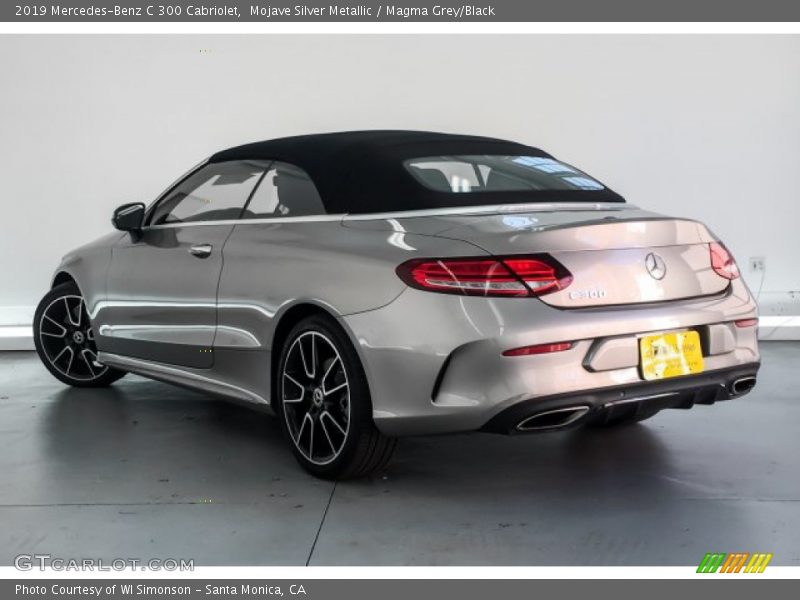Mojave Silver Metallic / Magma Grey/Black 2019 Mercedes-Benz C 300 Cabriolet