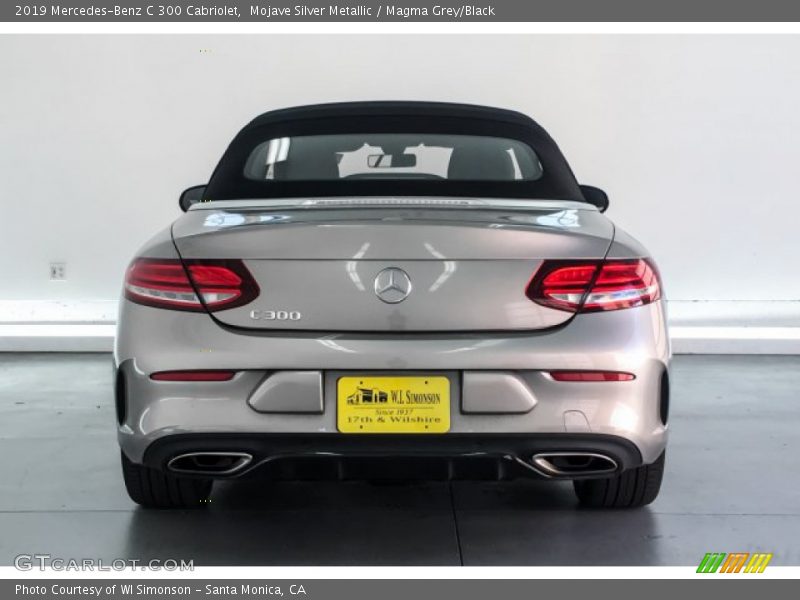 Mojave Silver Metallic / Magma Grey/Black 2019 Mercedes-Benz C 300 Cabriolet