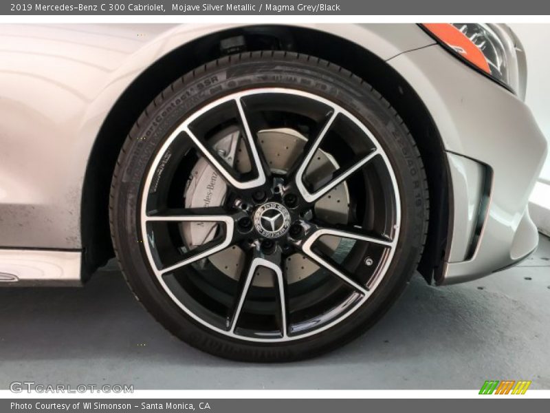 Mojave Silver Metallic / Magma Grey/Black 2019 Mercedes-Benz C 300 Cabriolet