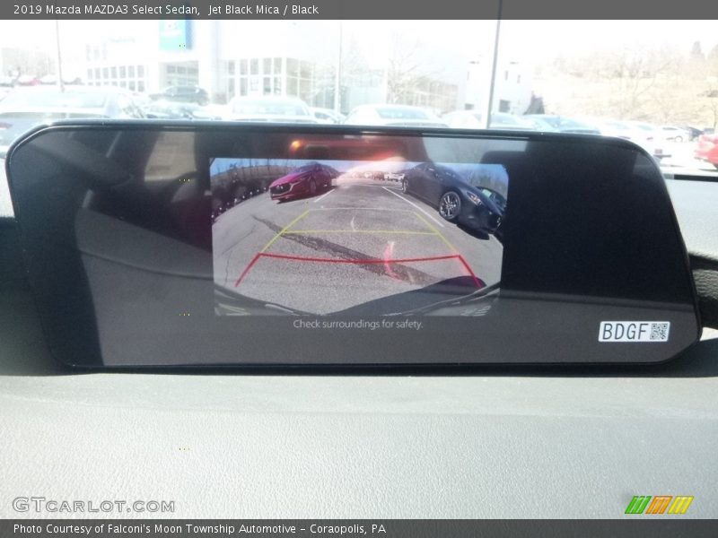 Jet Black Mica / Black 2019 Mazda MAZDA3 Select Sedan