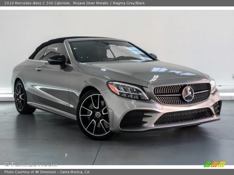 Mojave Silver Metallic / Magma Grey/Black 2019 Mercedes-Benz C 300 Cabriolet