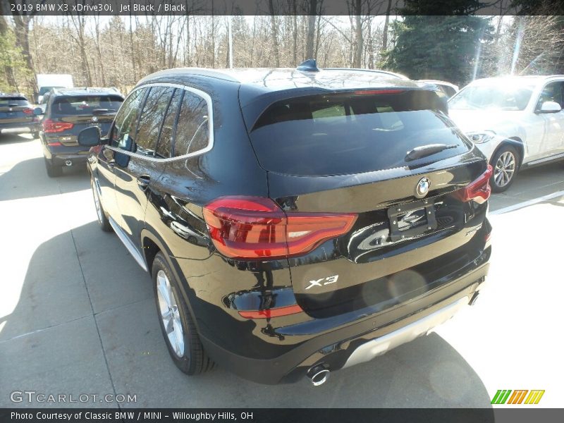 Jet Black / Black 2019 BMW X3 xDrive30i