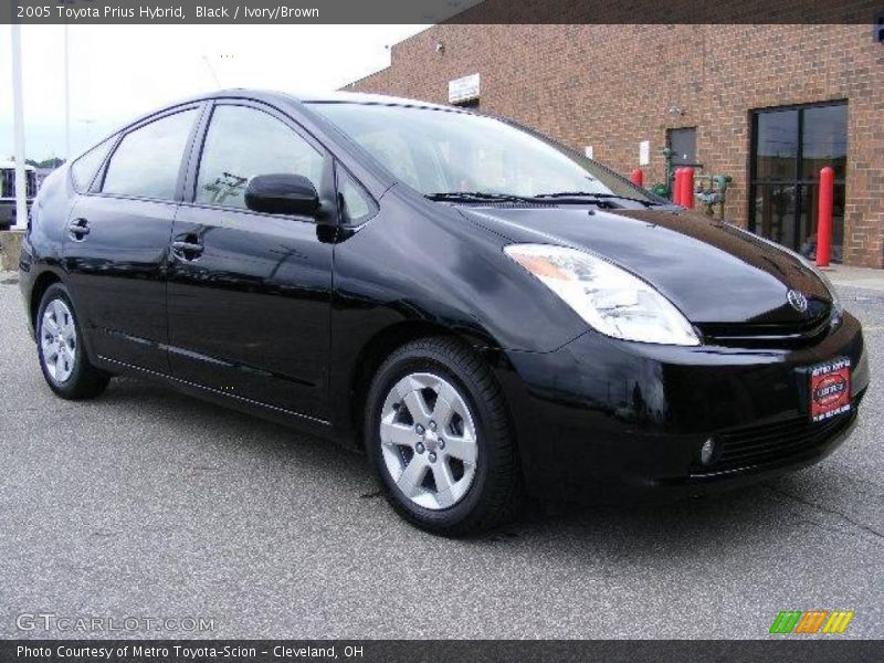 Black / Ivory/Brown 2005 Toyota Prius Hybrid