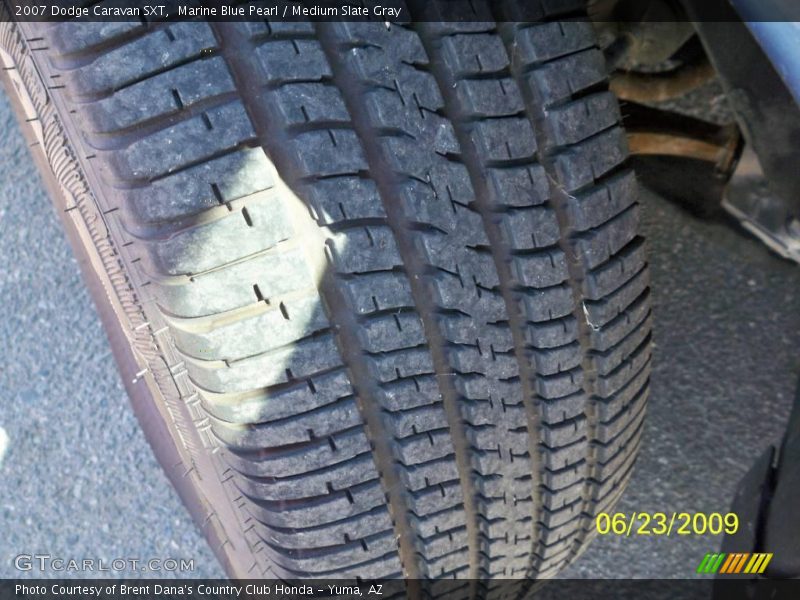 Marine Blue Pearl / Medium Slate Gray 2007 Dodge Caravan SXT