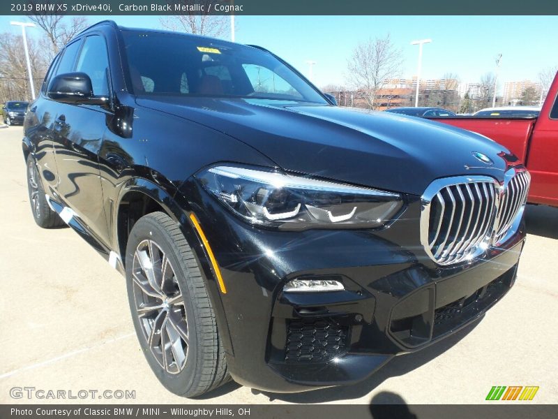 Carbon Black Metallic / Cognac 2019 BMW X5 xDrive40i