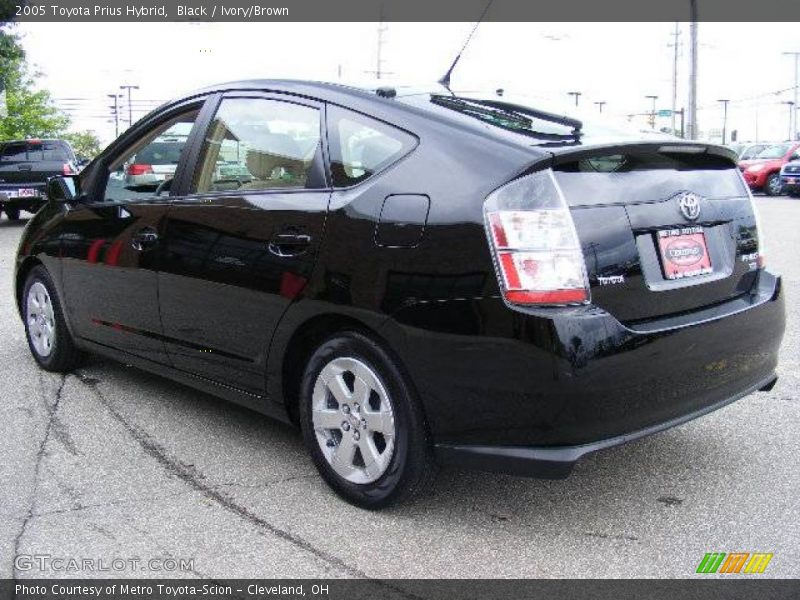 Black / Ivory/Brown 2005 Toyota Prius Hybrid