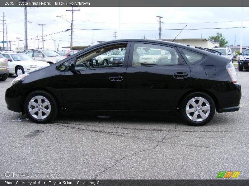 Black / Ivory/Brown 2005 Toyota Prius Hybrid