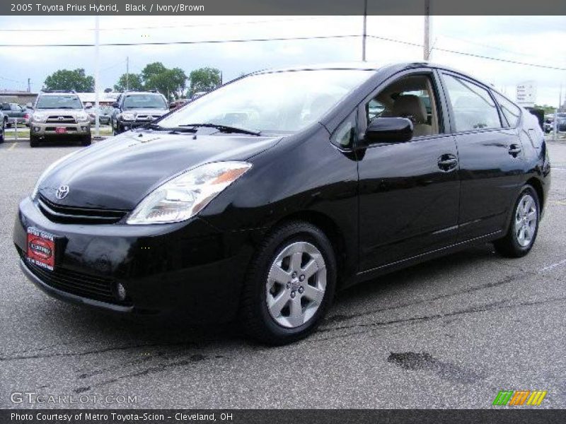 Black / Ivory/Brown 2005 Toyota Prius Hybrid