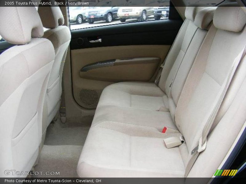 Black / Ivory/Brown 2005 Toyota Prius Hybrid
