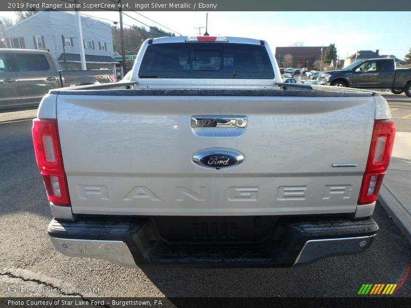 Ingot Silver Metallic / Ebony 2019 Ford Ranger Lariat SuperCrew 4x4