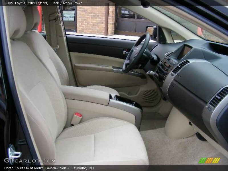Black / Ivory/Brown 2005 Toyota Prius Hybrid