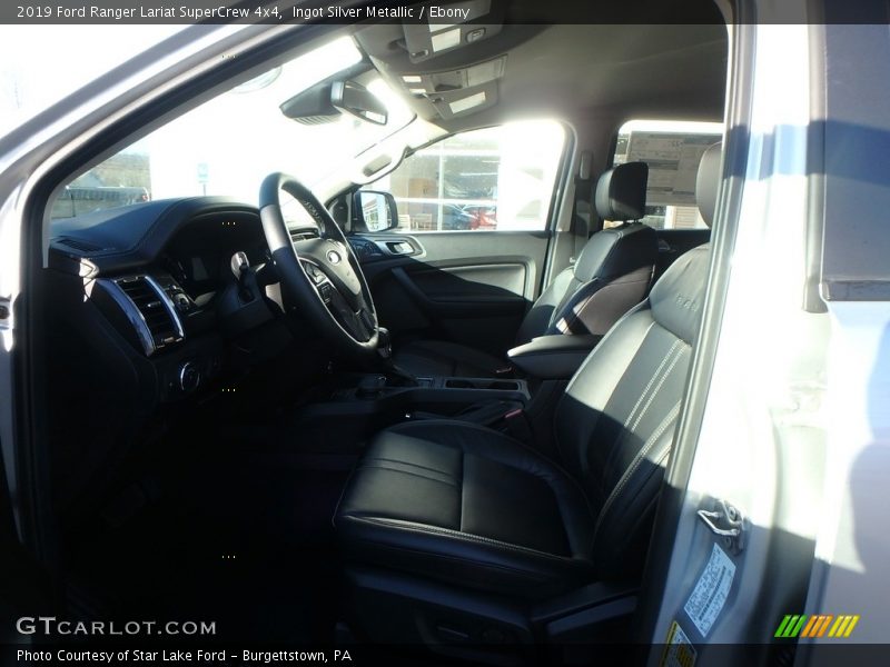 Ingot Silver Metallic / Ebony 2019 Ford Ranger Lariat SuperCrew 4x4