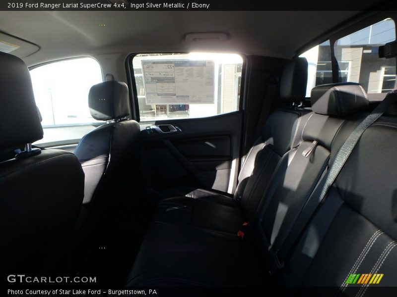 Ingot Silver Metallic / Ebony 2019 Ford Ranger Lariat SuperCrew 4x4