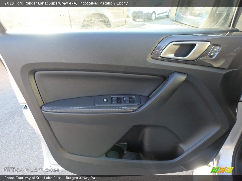 Ingot Silver Metallic / Ebony 2019 Ford Ranger Lariat SuperCrew 4x4