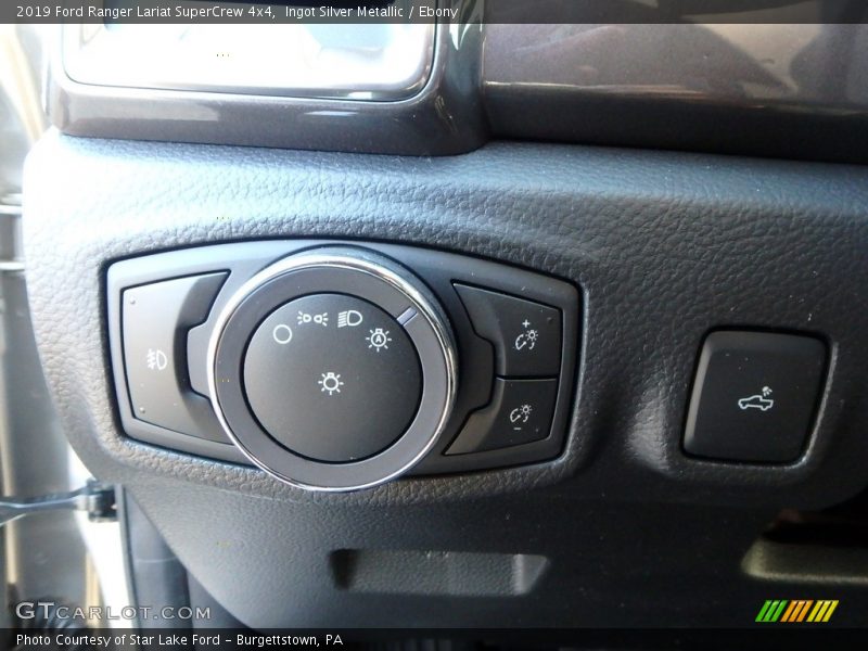 Ingot Silver Metallic / Ebony 2019 Ford Ranger Lariat SuperCrew 4x4